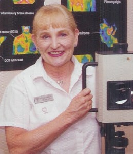 Sylvia Philpy and Infrared Thermal Camera used for medical thermography